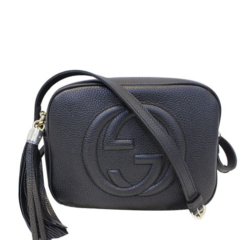 gucci soho disco crossbody bag in black|gucci soho crossbody on sale.